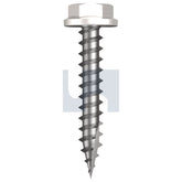 Hobsons - #10-12 x 30 Dover White - Cl4 As3566 Type 17 Flanged Hex | Q523-Dw (Pack Of 1000)